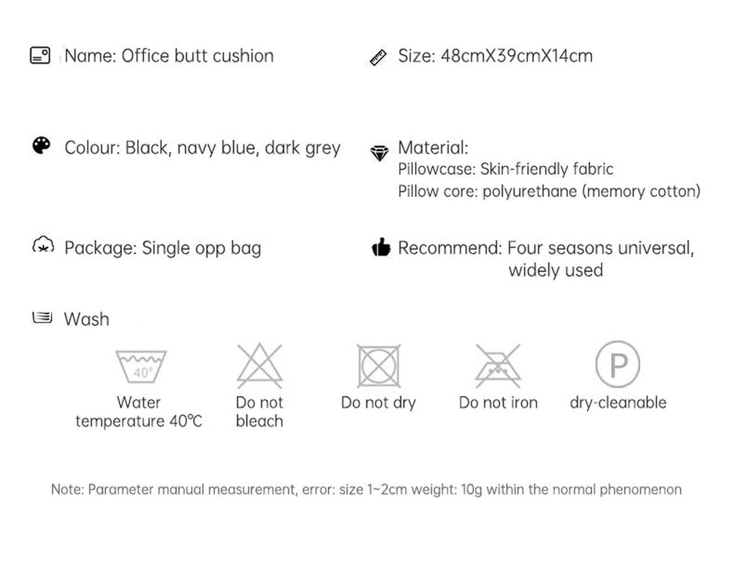 ComfortFlex™️- OrthoSoothe Memory Foam Seat Cushion - armonhaven.com