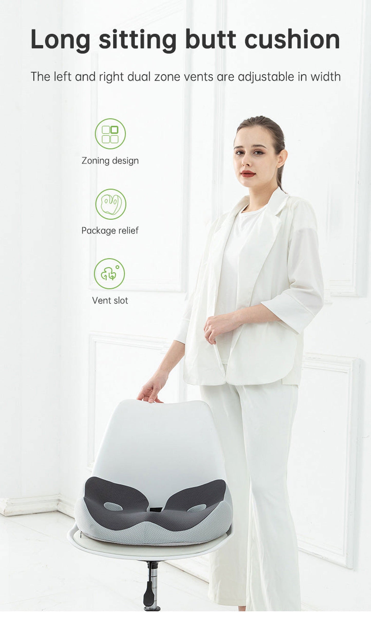 ComfortFlex™️- OrthoSoothe Memory Foam Seat Cushion - armonhaven.com