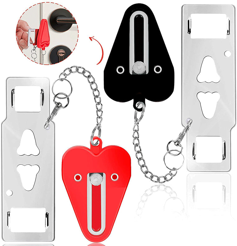 PORTABLE DOOR LOCK - ADDS AN EXTRA LAYER OF PROTECTION! - armonhaven.com