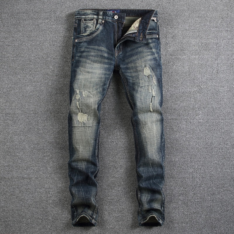 Nostalgia Wash Slim Fit Mens Jeans - armonhaven.com