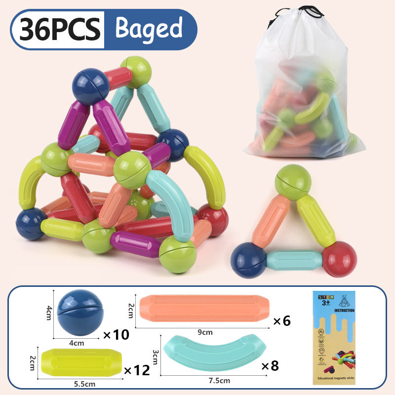Educational Magnetic Stick Building Toys - armonhaven.com