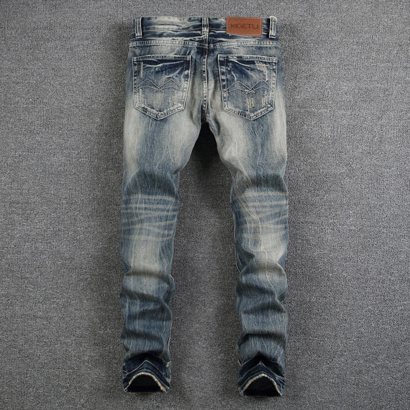 Mens Destroyed Ripped Jeans - armonhaven.com