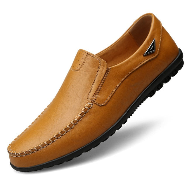Genuine Leather Mens Moccasin Shoes - armonhaven.com