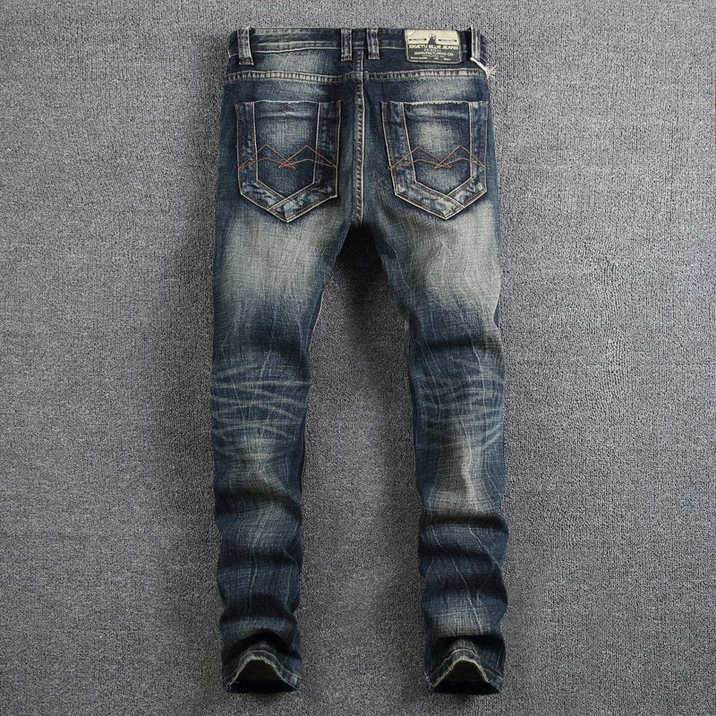Nostalgia Wash Slim Fit Mens Jeans - armonhaven.com