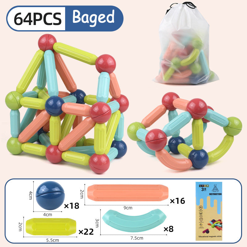 Educational Magnetic Stick Building Toys - armonhaven.com