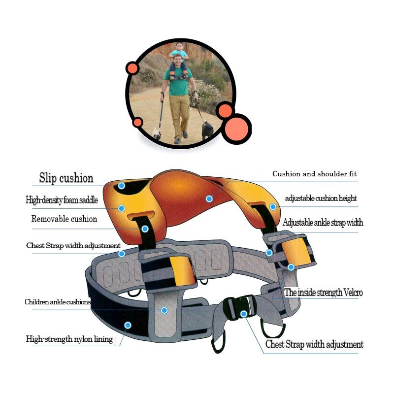 Cushioned  Hands Free Toddler Carrier - armonhaven.com