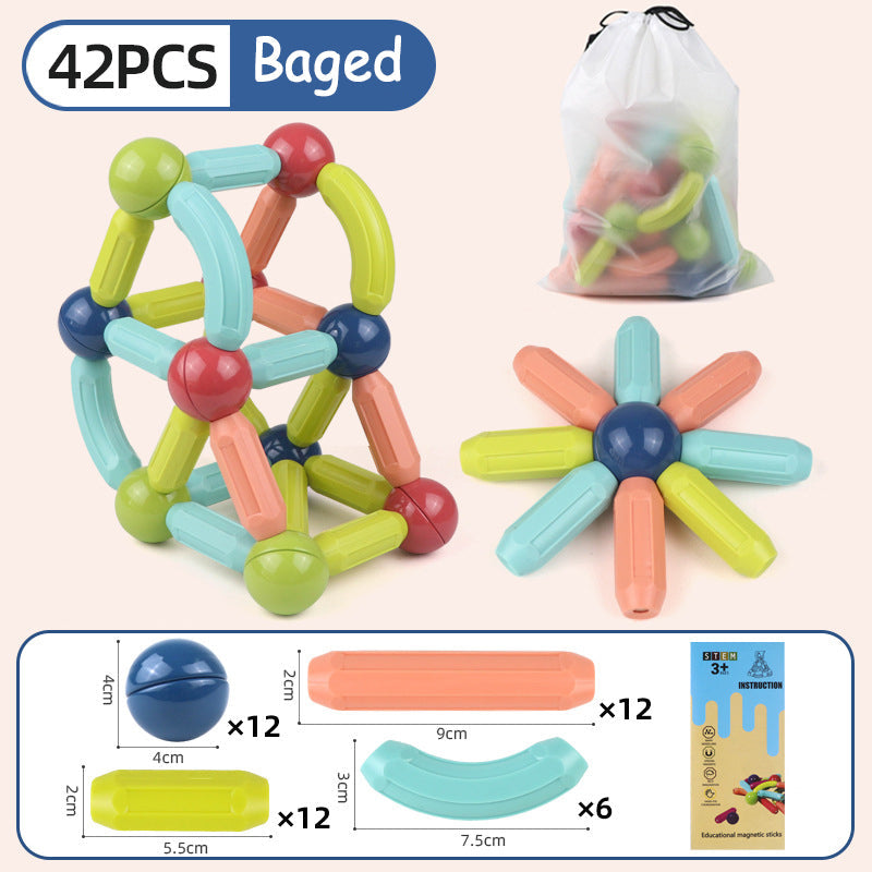 Educational Magnetic Stick Building Toys - armonhaven.com