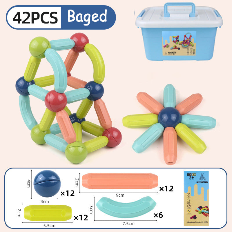 Educational Magnetic Stick Building Toys - armonhaven.com