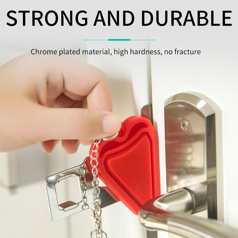 PORTABLE DOOR LOCK - ADDS AN EXTRA LAYER OF PROTECTION! - armonhaven.com