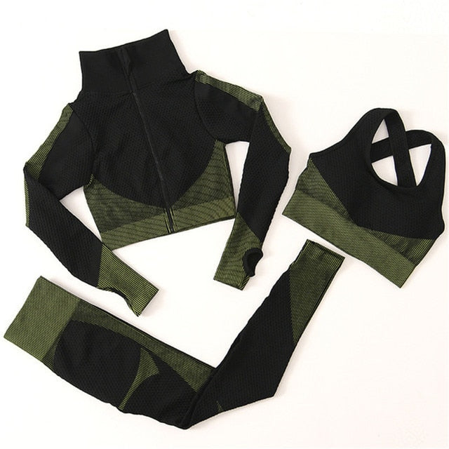 FlexFlow -Seamless Yoga Set - armonhaven.com