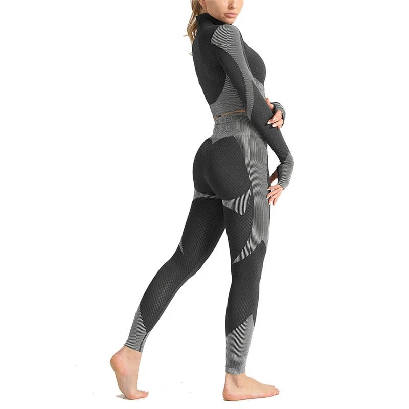 FlexFlow -Seamless Yoga Set - armonhaven.com