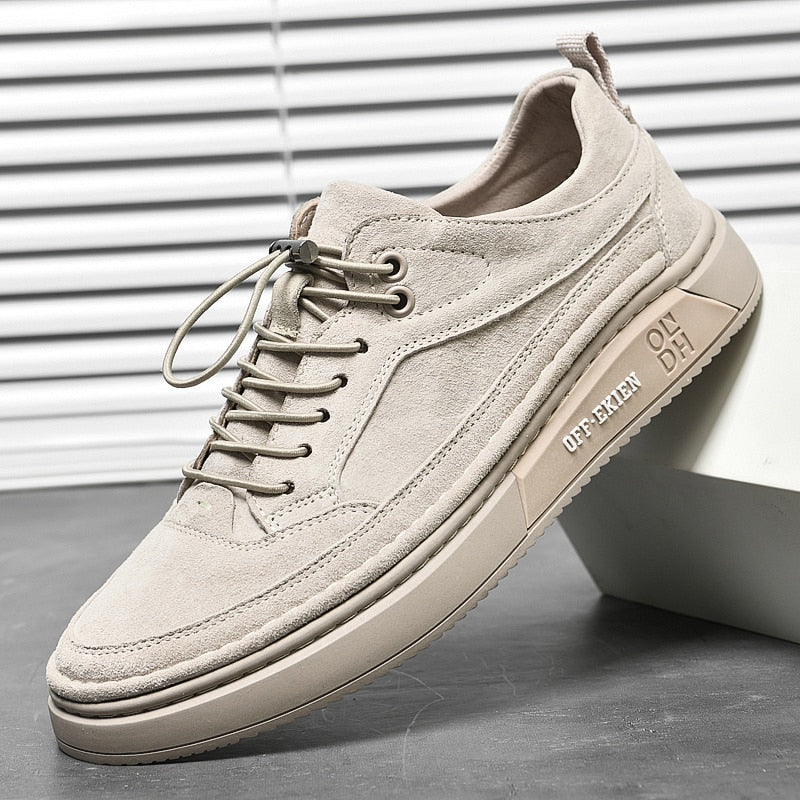 Men's Oxford Khaki Casual Shoes - armonhaven.com