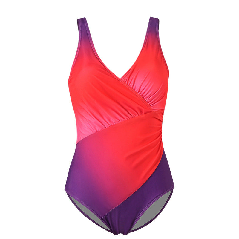 Swimsuit Bikini Rainbow Gradient One-Piece Wwimsuit - armonhaven.com