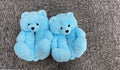 Teddy Bear Slippers Floor Home Plush Thick Cotton Warm Shoes
