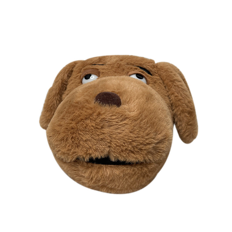 Big Eyes Rabbit and Dog Plush Slippers - armonhaven.com