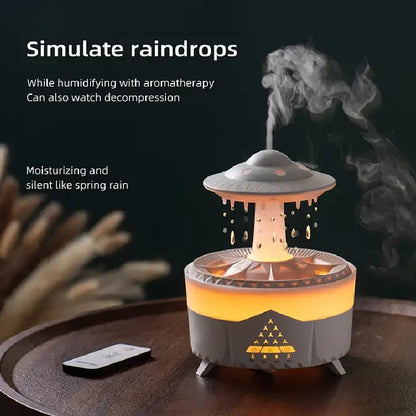 ZenCloud - New 3 In 1 Rain Cloud UFO Humidifier Zen Oil Diffuser