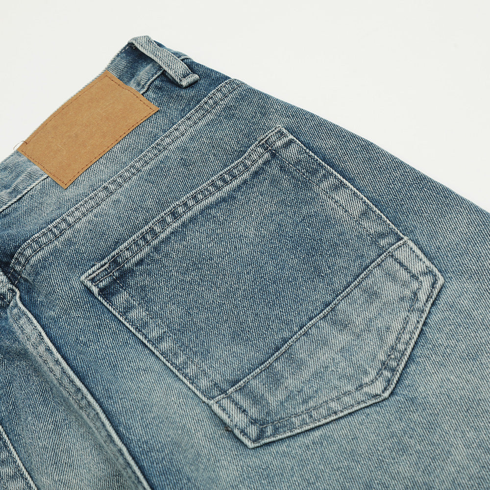 Wash water gradient loose jeans - armonhaven.com