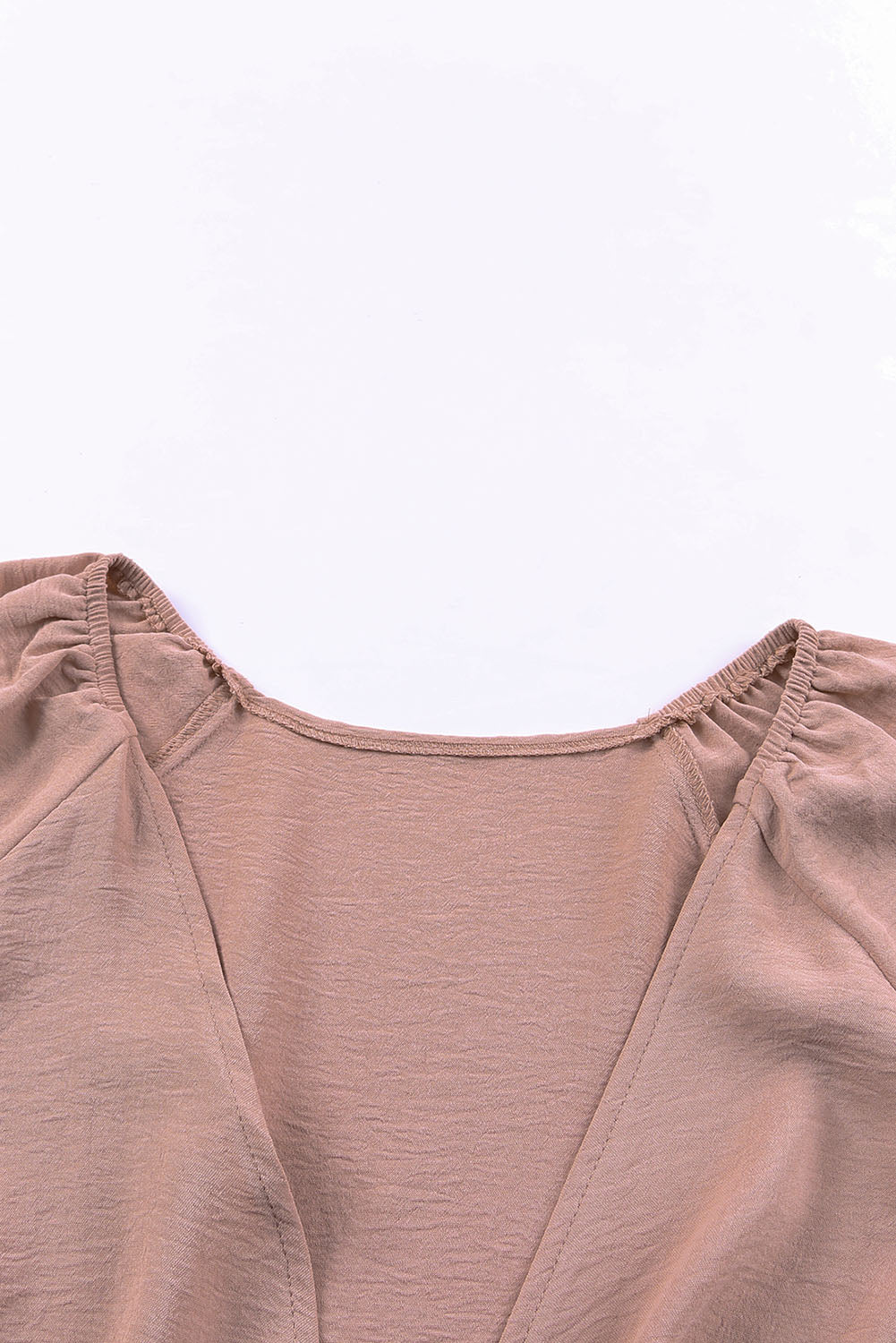 Tie Knot Puff Long Sleeve Romper - armonhaven.com