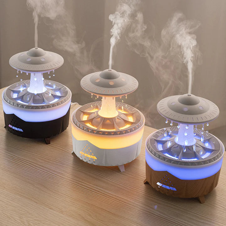 ZenCloud - New 3 In 1 Rain Cloud UFO Humidifier Zen Oil Diffuser