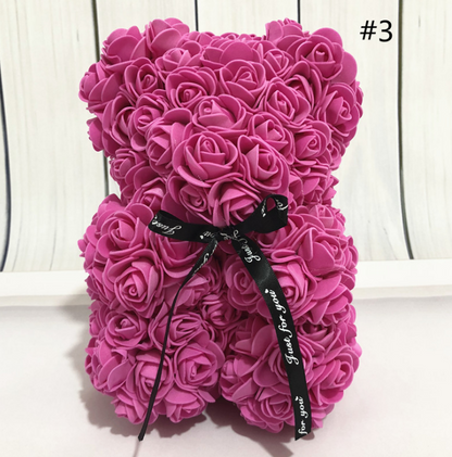 Love Forever Rose Teddy Bear