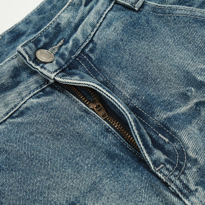 Wash water gradient loose jeans - armonhaven.com