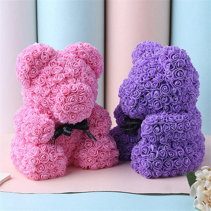 Love Forever Rose Teddy Bear