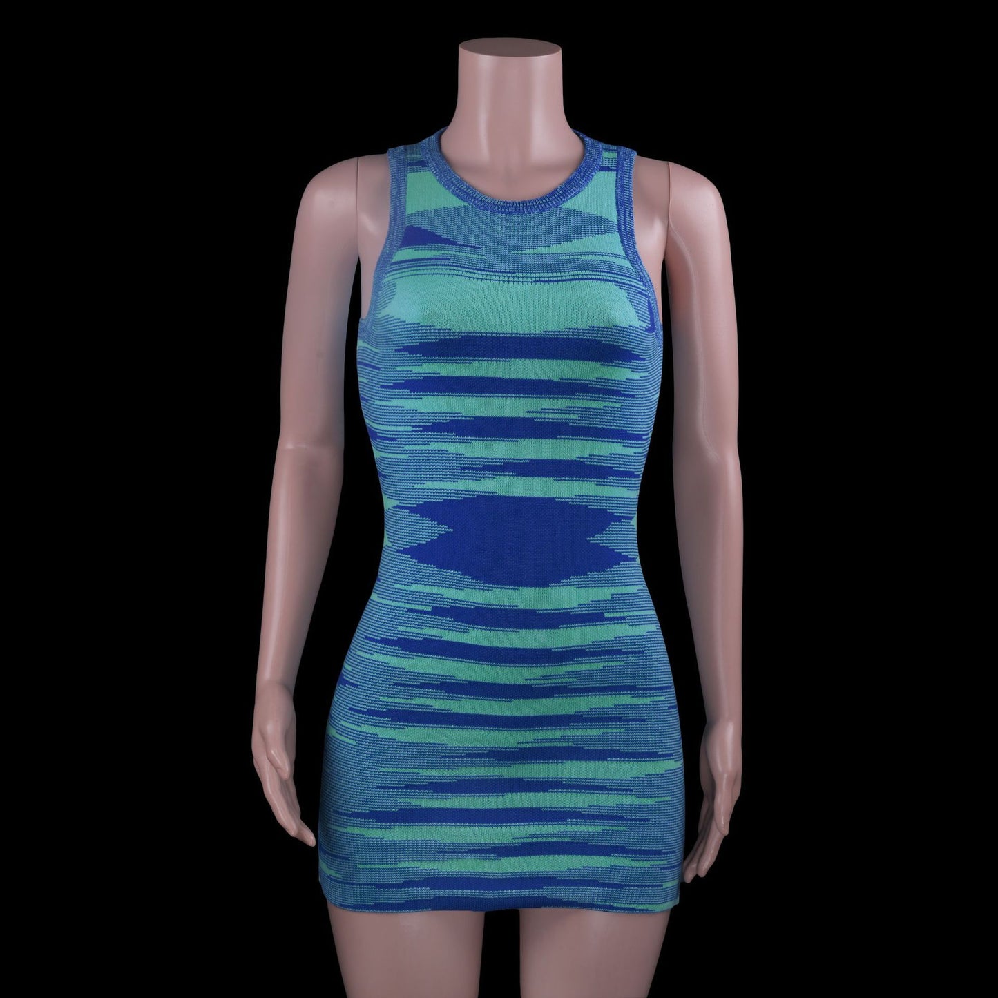 Sleeveless Fitted Colorful Dress Knitwear Women's Fashion Spring Summer Style - armonhaven.com