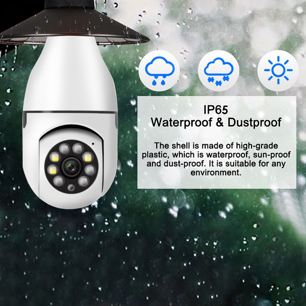 VisioSense™ Smart Security Light Bulb