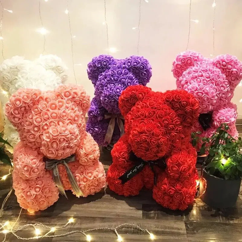 Love Forever Rose Teddy Bear