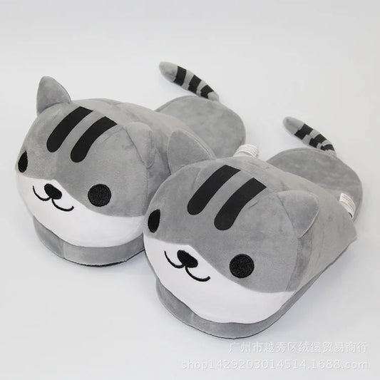 Unisex Indoor Slippers Cute Baby Plush Cartoon Slippers - armonhaven.com