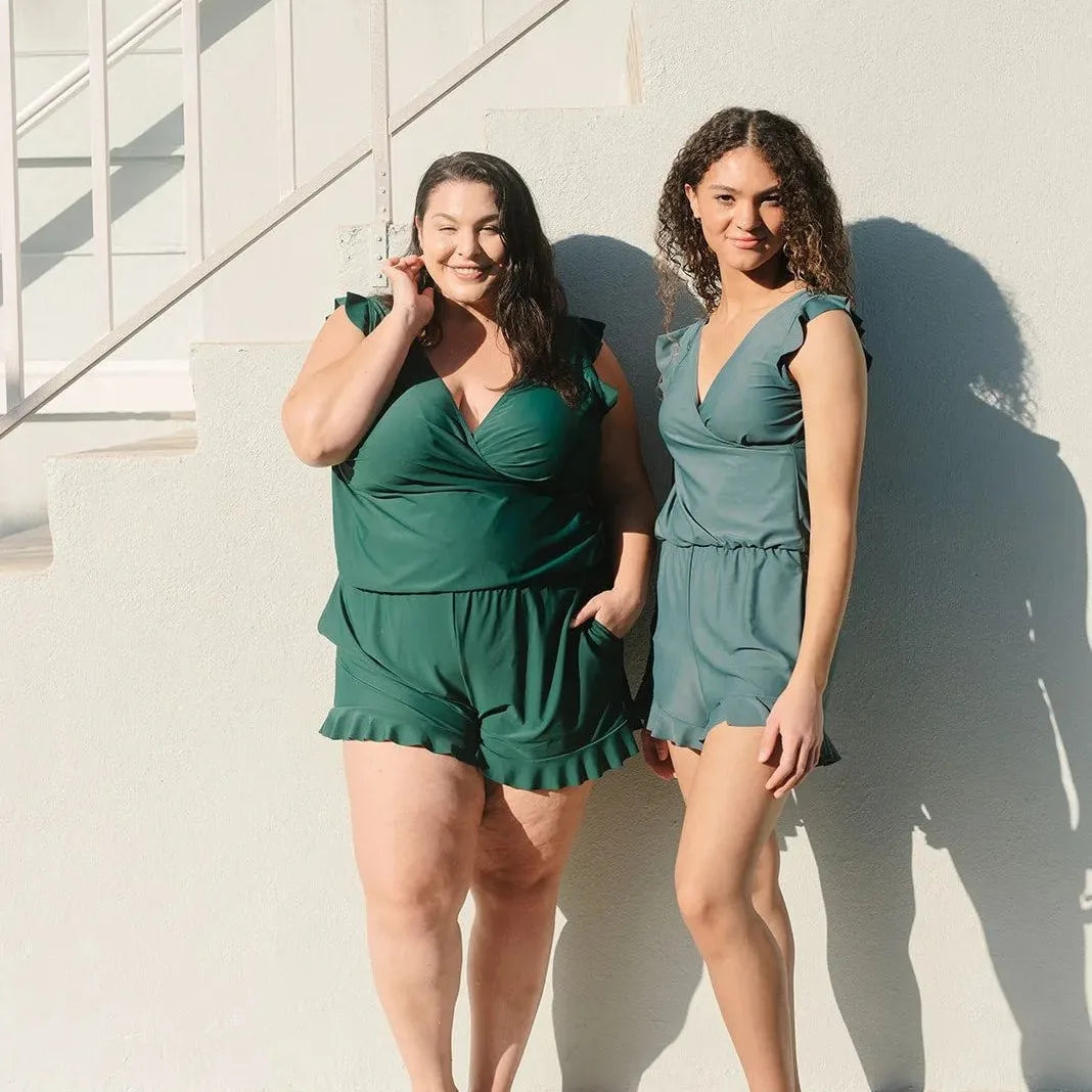 Swim Romper Built-in Bra - armonhaven.com