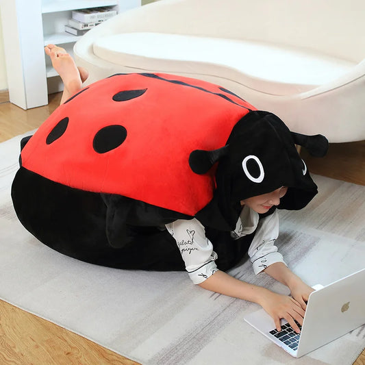 Wearable Ladybug Plush Pillow
