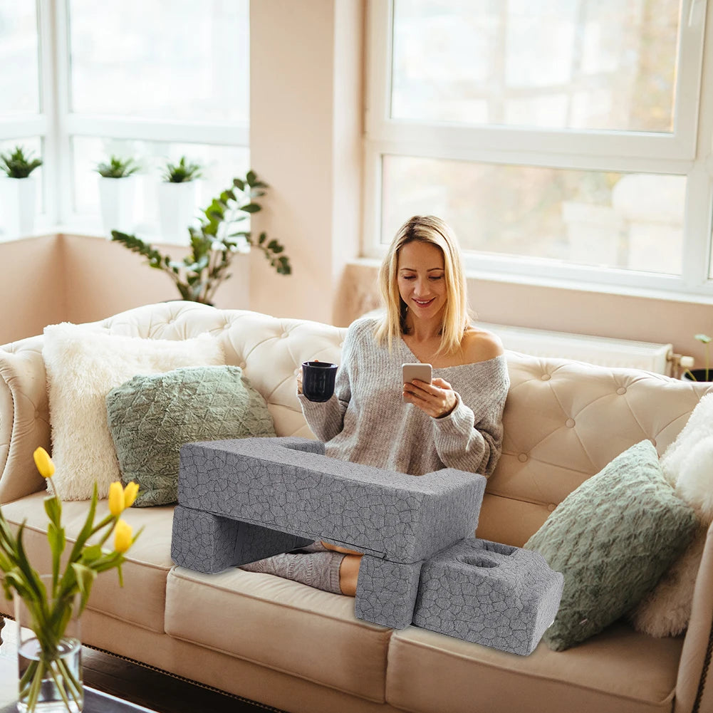 LapDesk Pillow with Cup Holder - armonhaven.com