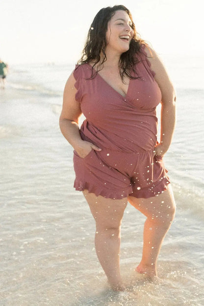 Swim Romper Built-in Bra - armonhaven.com