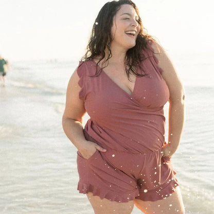 Swim Romper Built-in Bra - armonhaven.com