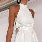 Halter Neck Sleeveless Jumpsuit - armonhaven.com