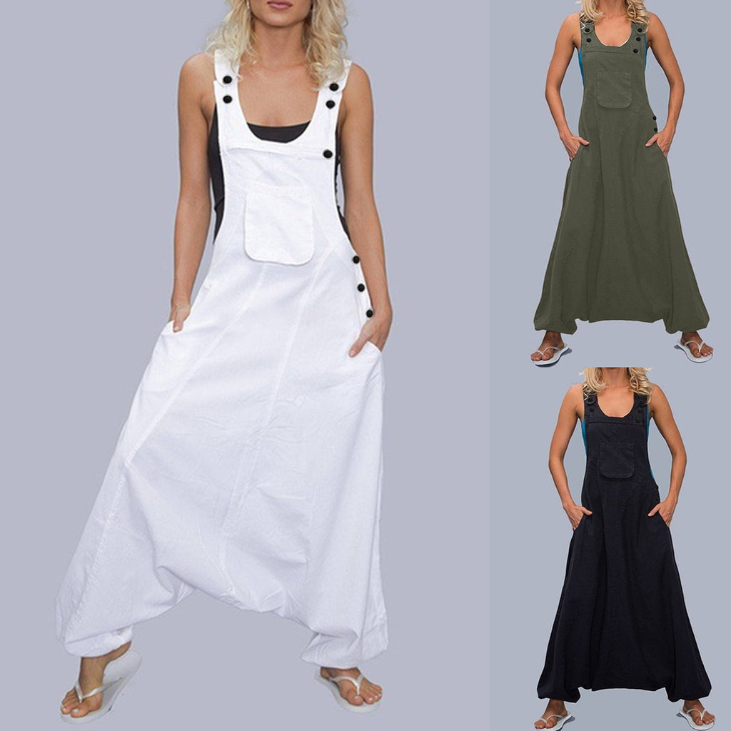 Wide Leg Harem Jumpsuits - armonhaven.com
