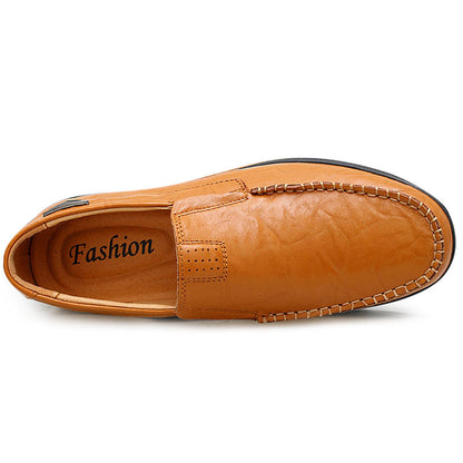 Genuine Leather Mens Moccasin Shoes