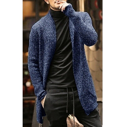 Knitted Long Cardigan Sweater