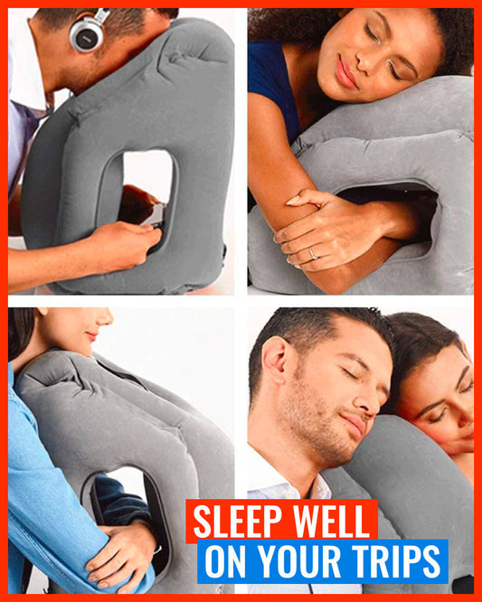 TravelCuddi - Inflatable Travel Pillow - armonhaven.com