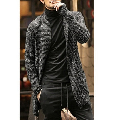 Knitted Long Cardigan Sweater