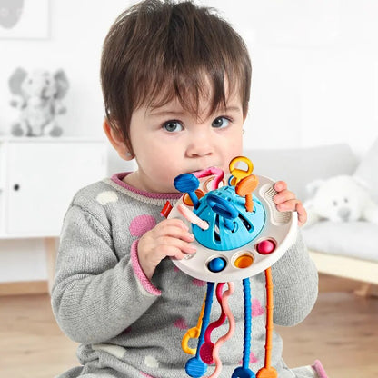 Montessori Silicone Pulling Toy - armonhaven.com