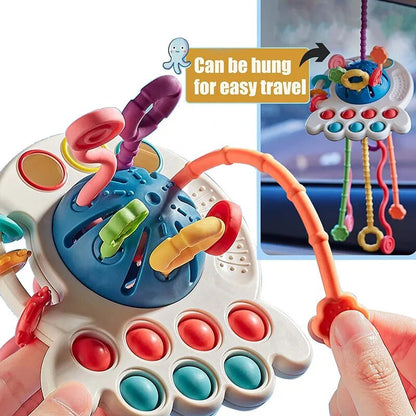Montessori Silicone Pulling Toy - armonhaven.com