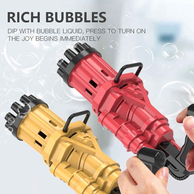 Mini Gatling Bubble Gun