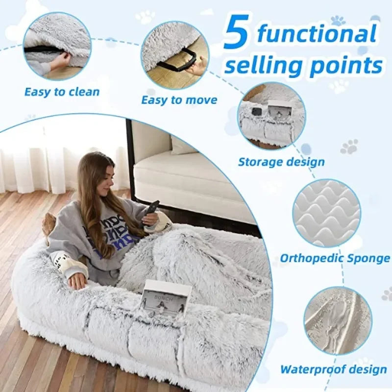 Me & Bestie Human Sized Napping Bed - armonhaven.com