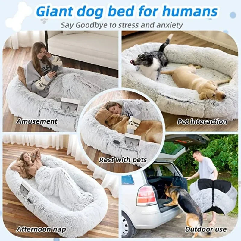 Me & Bestie Human Sized Napping Bed - armonhaven.com