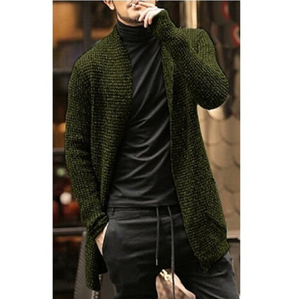 Knitted Long Cardigan Sweater