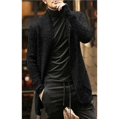 Knitted Long Cardigan Sweater