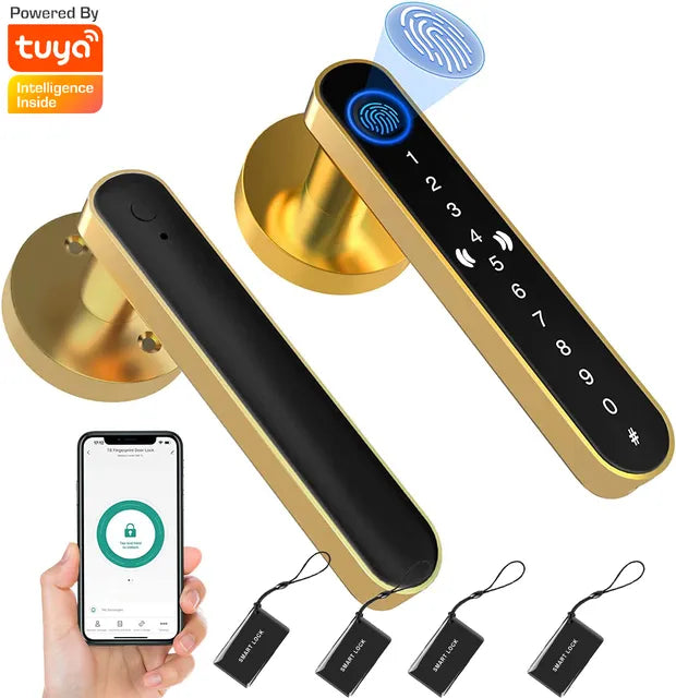 SecureTouch™ Smart Fingerprint Door Lock - armonhaven.com