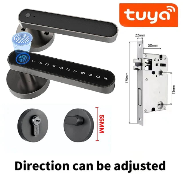 SecureTouch™ Smart Fingerprint Door Lock - armonhaven.com